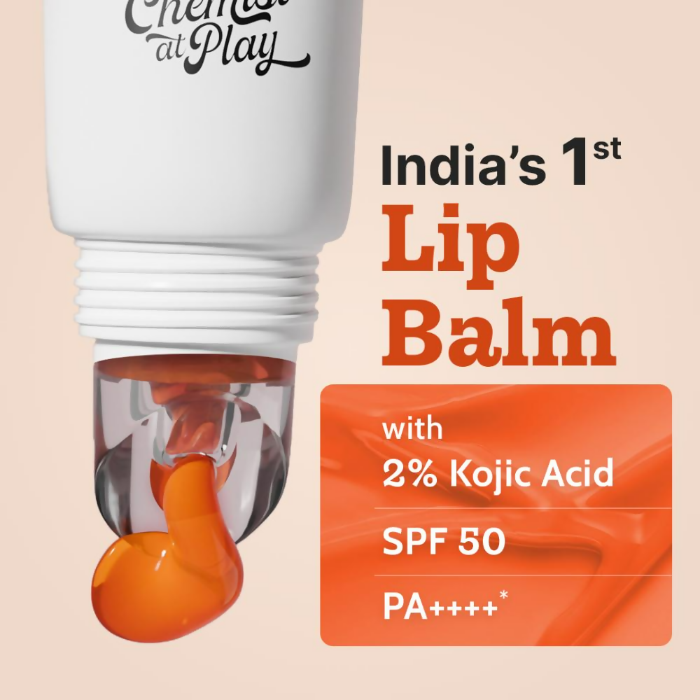 Chemist At Play Peach Lip Jelly Lip Balm With SPF 50 PA++++ | Grocsy