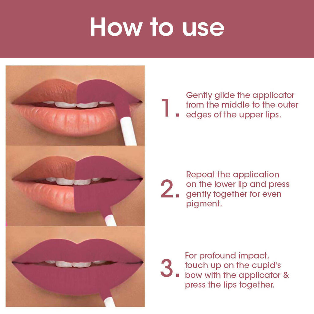 TAC - The Ayurveda Co. Liquid Matte Nude Lipstick | Grocsy