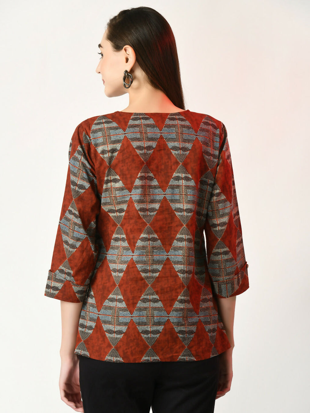 Myshka Women's Multi Printed Top | Grocsy