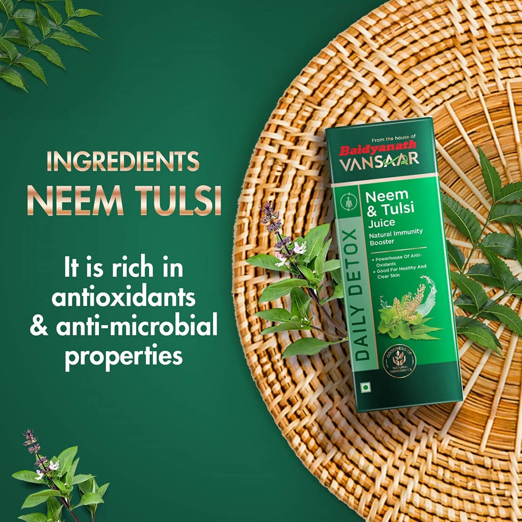 Baidyanath Vansaar Neem & Tulsi Juice | Grocsy
