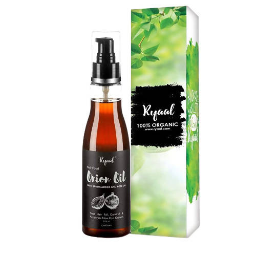Ryaal Organic Hair Food Onion Hair Oil | Grocsy