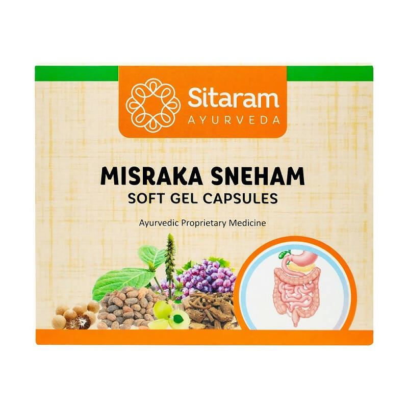 Sitaram Ayurveda Misraka Sneham Soft-Gel Capsules | Grocsy