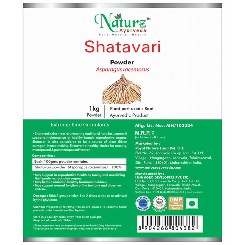Naturz Ayurveda Shatavari Powder | Grocsy