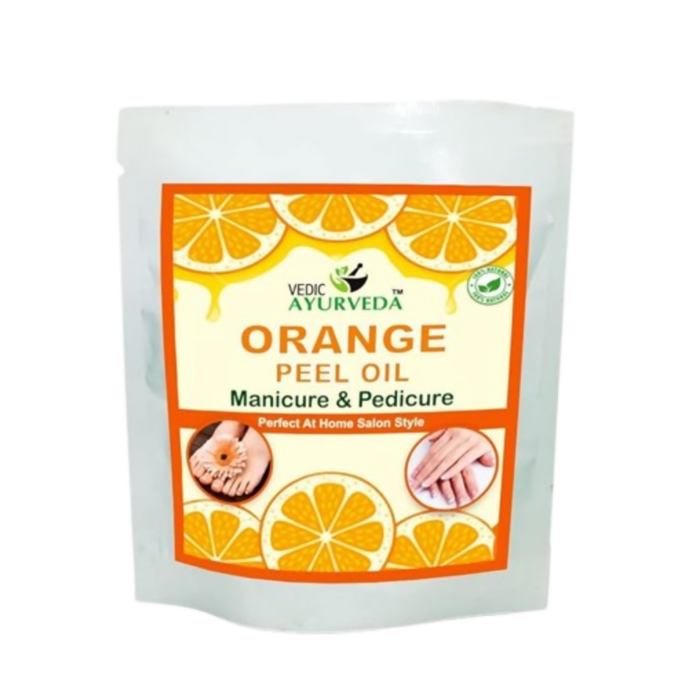 VedicAyurveda Manicure Pedicure Spa Kit Orange Peel Oil | Grocsy