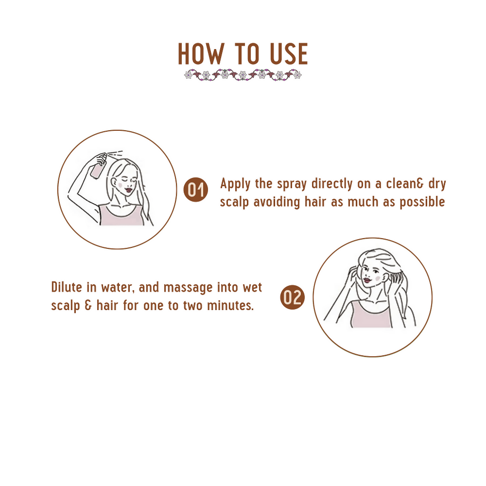 Avimee Herbal Hairtone DC1 Scalp Spray, For Dandruff & Scalp Care With Rosemary, Apple Cider Vinegar, Tea Tree Oil & Neem Extracts | Grocsy