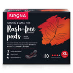 Sirona Biodegradable Black Sanitary Pads | Grocsy