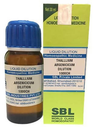 SBL Homeopathy Thallium Arsenicicum Dilution | Grocsy