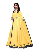 Vamika Designer Yellow Dola Silk Saree | Grocsy