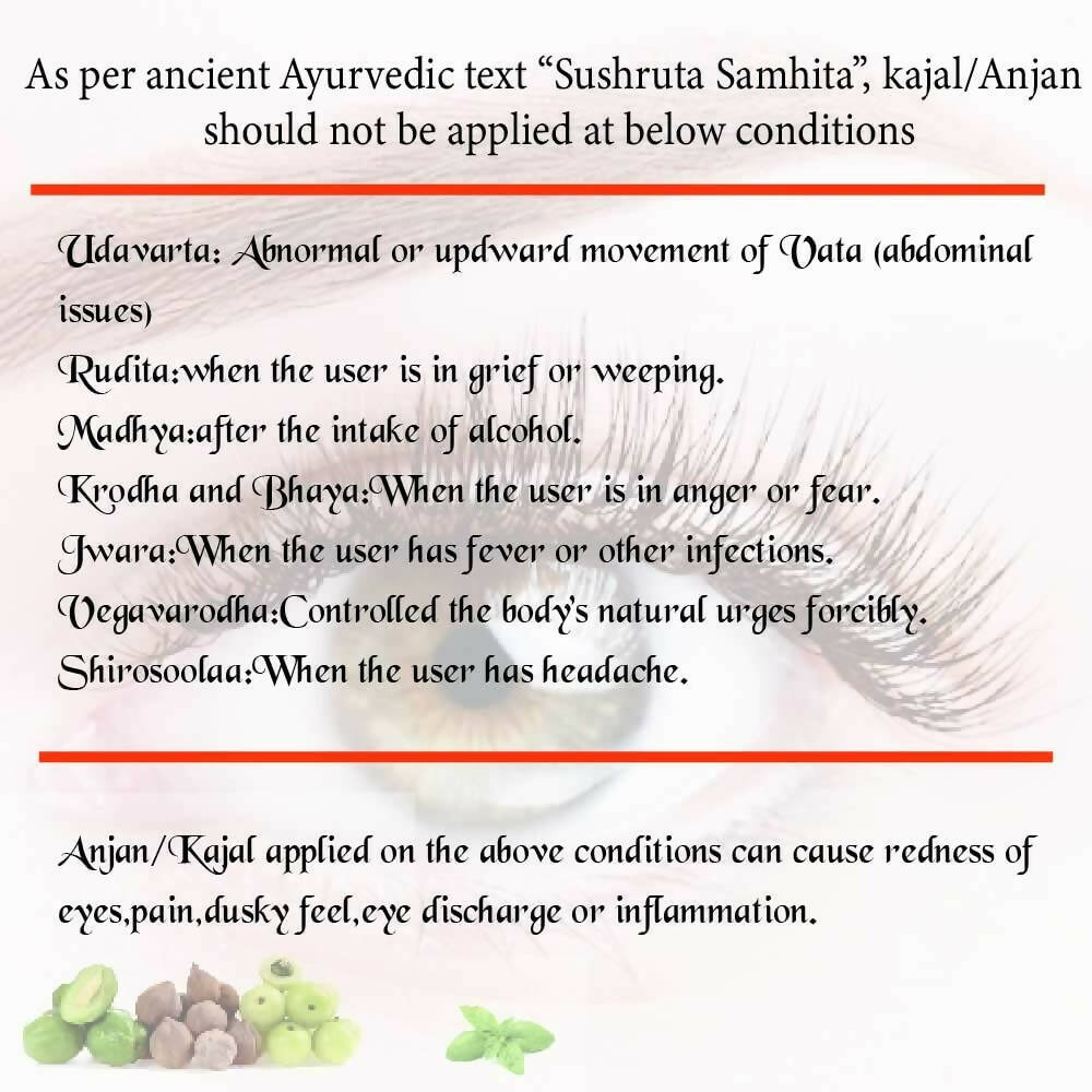 Tatsat 100% Natural Certified Ayurvedic Baby Kajal With Pure Herbs | Grocsy