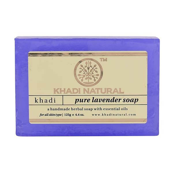 Khadi Natural Herbal Pure Lavender Soap | Grocsy