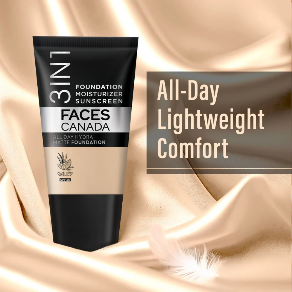 Faces Canada All Day Hydra Matte Mini Foundation - Rose Ivory 011 | Grocsy