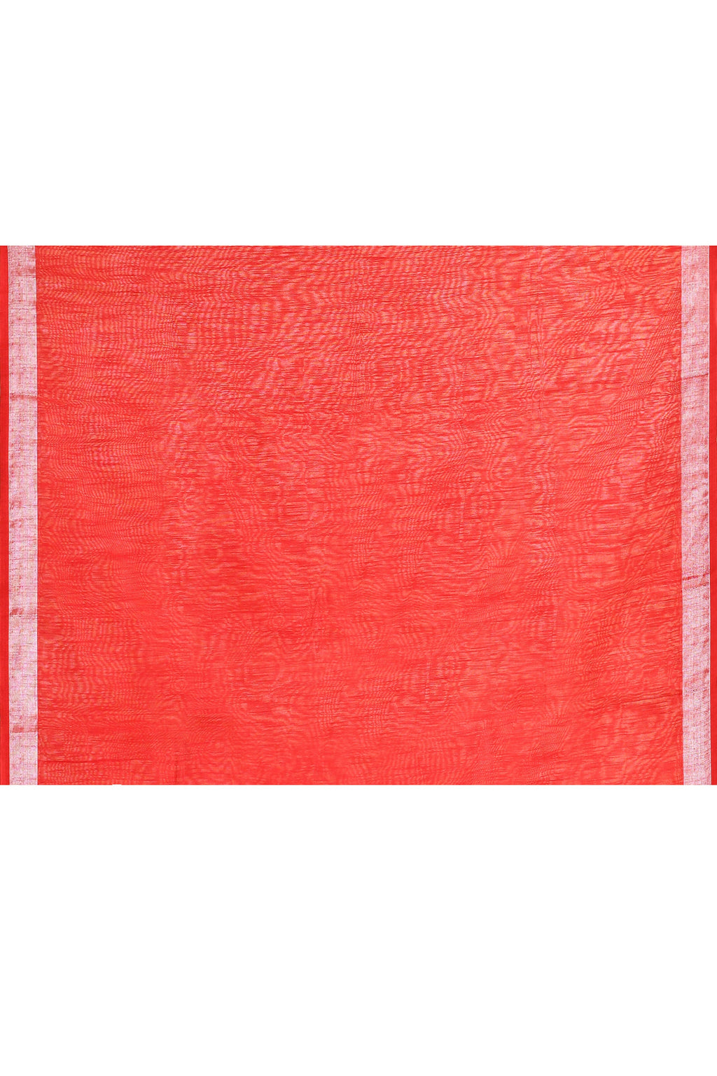 Piyari Fashion Women's Red Embellished Cotton Blend Zari Border Handloom Saree | Grocsy
