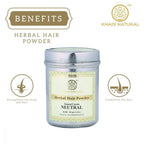 Khadi Natural Herbal Hair Powder Senna/Cassia Neutral Henna | Grocsy