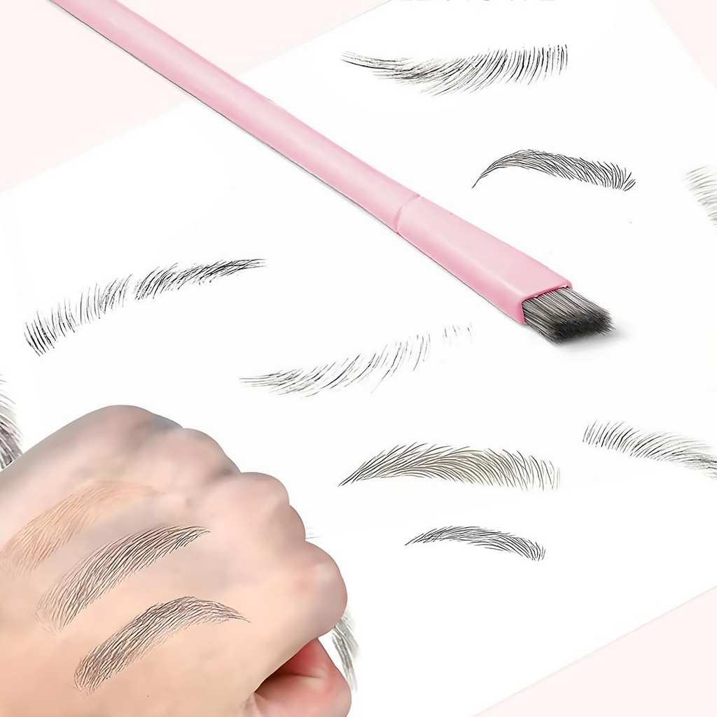 Gleva Multi-Function Eyebrow Brush - Light Pink | Grocsy