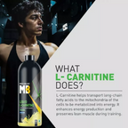 MuscleBlaze Liquid L Carnitine Lime | Grocsy