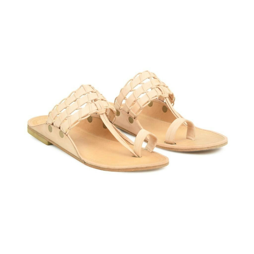 Stepsoft Natural Leather Kolhapuri Chappals For Men – Ideal For Kurta & Ethnic Wear | Grocsy