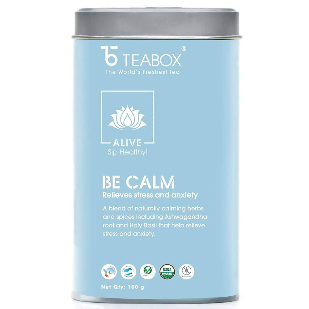 Teabox Be Calm Herbal Tea Loose Leaves | Grocsy