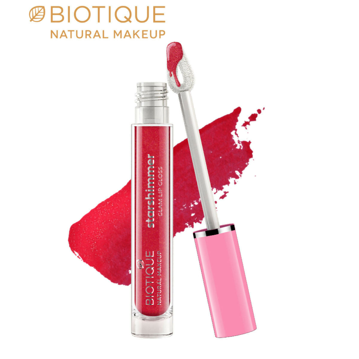 Biotique Starshimmer Glam Lip Gloss - Just Kissed-PI31 | Grocsy