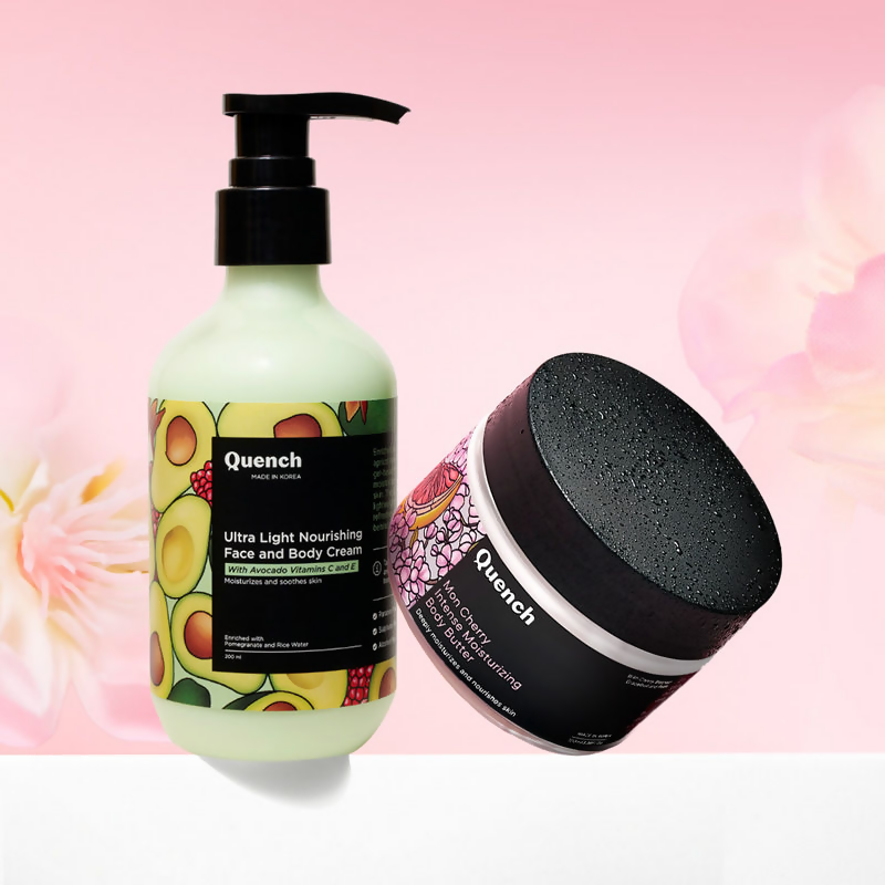 Quench Moisturizing Body Butter with Cherry Blossom | Grocsy