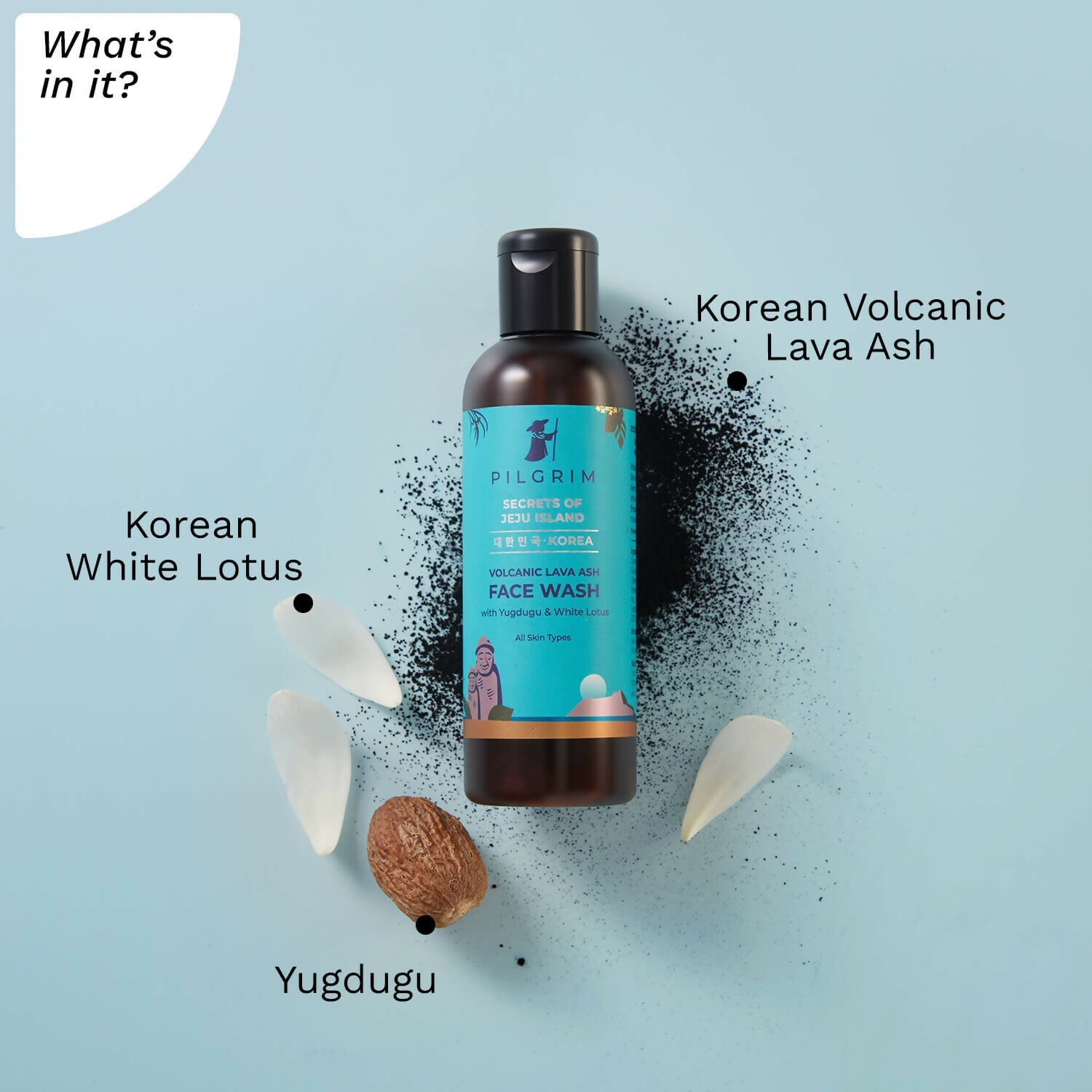 Pilgrim Face Wash with Yugdugu & White Lotus | Grocsy
