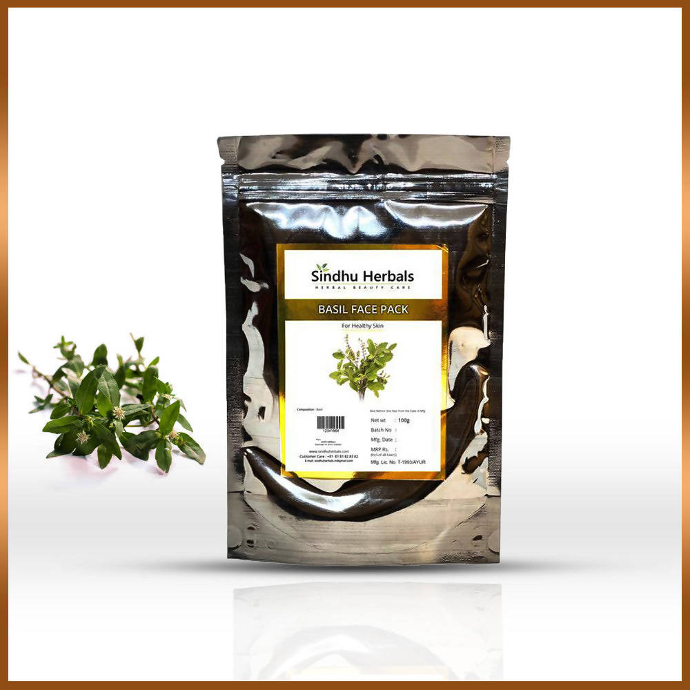 Sindhu Herbals Basil Face Pack | Grocsy
