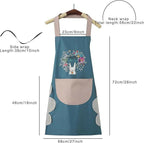 Klimet Waterproof Kitchen Apron For Women-Assorted (pack of 2) | Grocsy