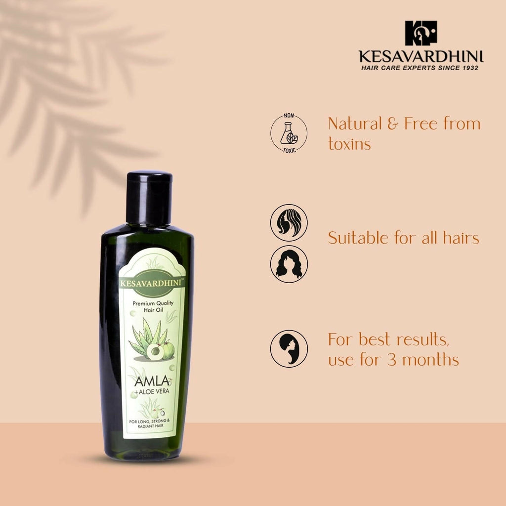 Kesavardhini Aloe Vera Amla Oil | Grocsy