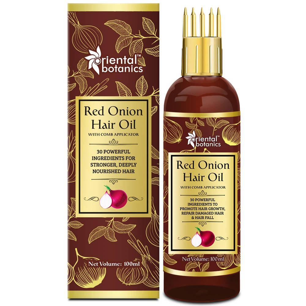 Oriental Botanics Red Onion Hair Oil | Grocsy