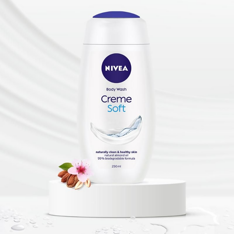 Nivea Body Wash- Creme Soft Naturally Clean | Grocsy