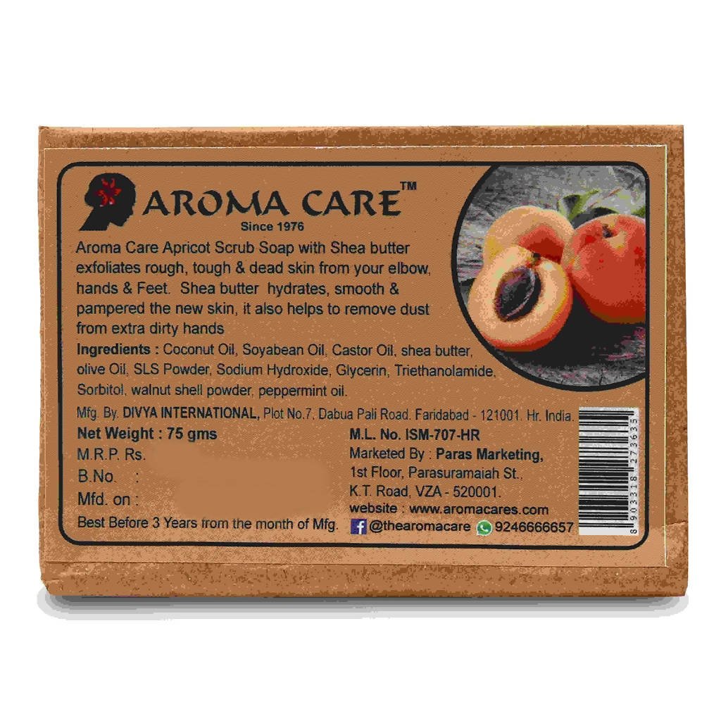 Aroma Care Handmade Apricot Scrub Soap | Grocsy