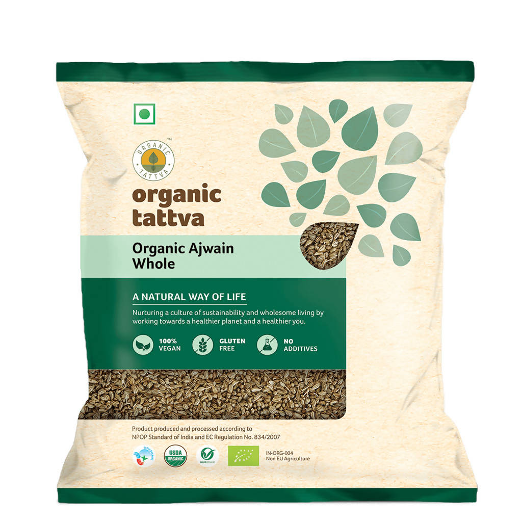 Organic Tattva Ajwain Whole | Grocsy