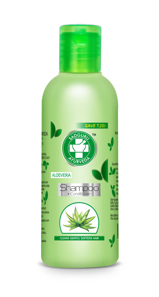 Sadguru Ayurveda Aloevera Shampoo + Conditioner | Grocsy