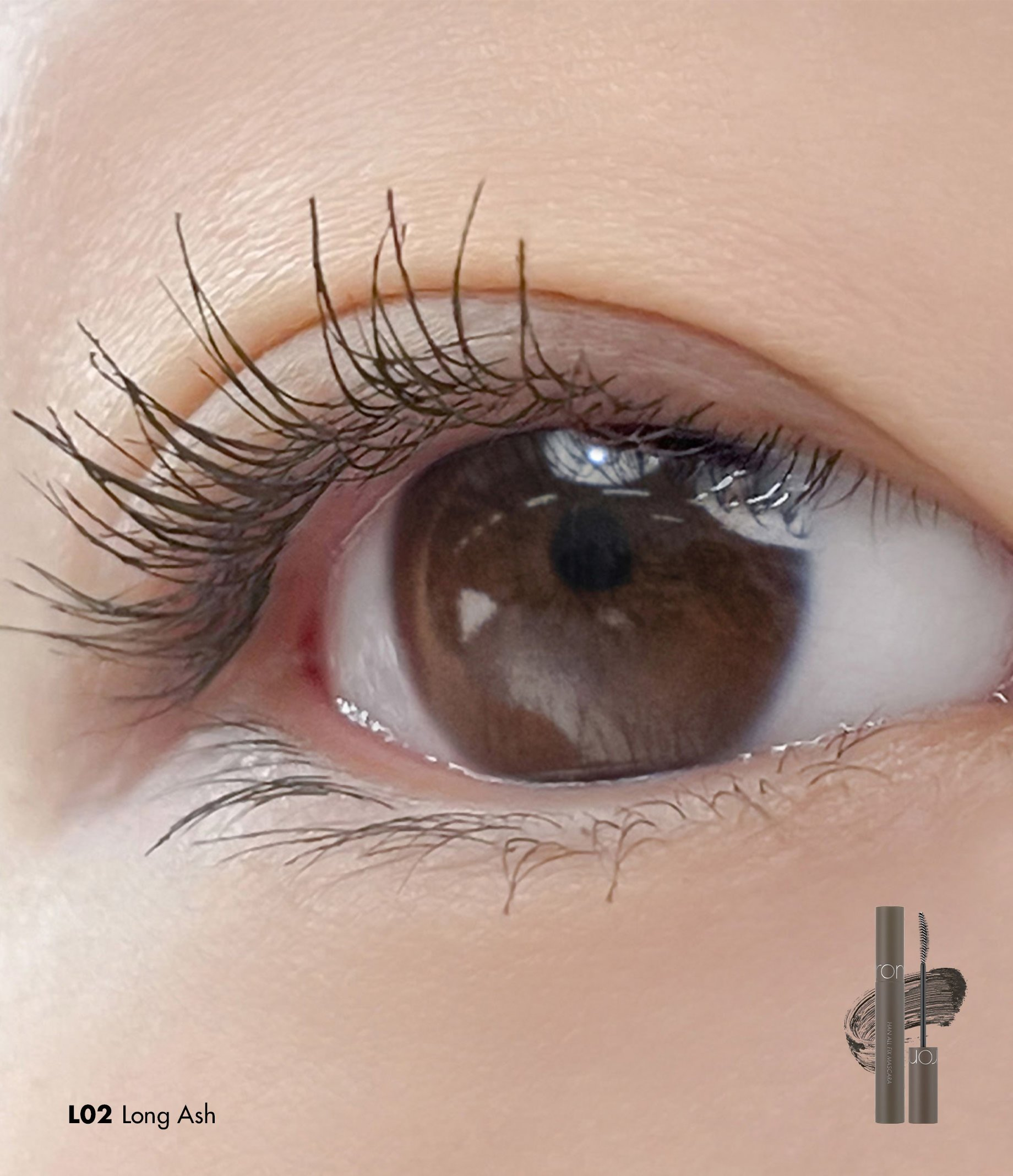 Rom&nd Han All Fix Mascara - L02 Long Ash | Grocsy