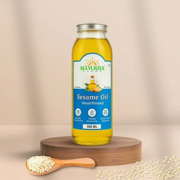 Mayukha Farms Wood Pressed Sesame Oil | Grocsy