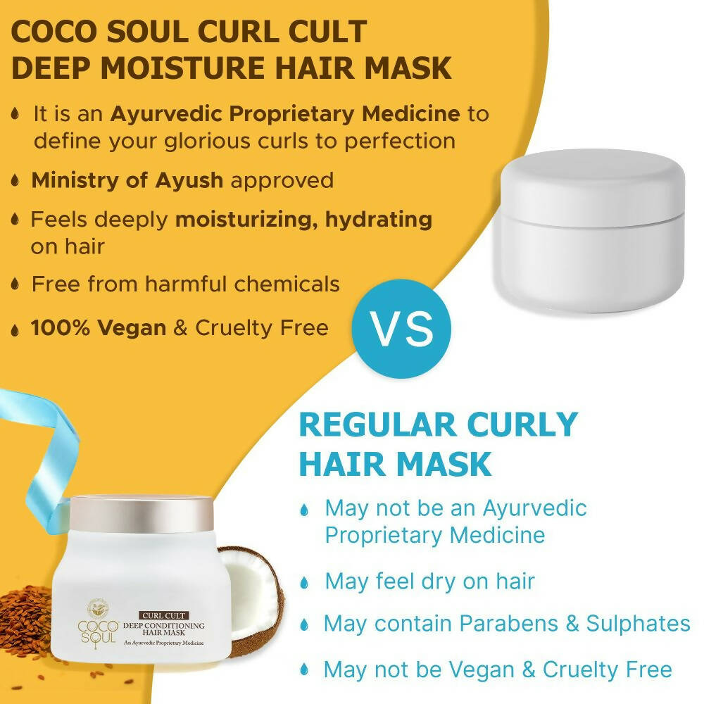 Coco Soul Curl Cult Deep Conditioning Hair Mask | Grocsy