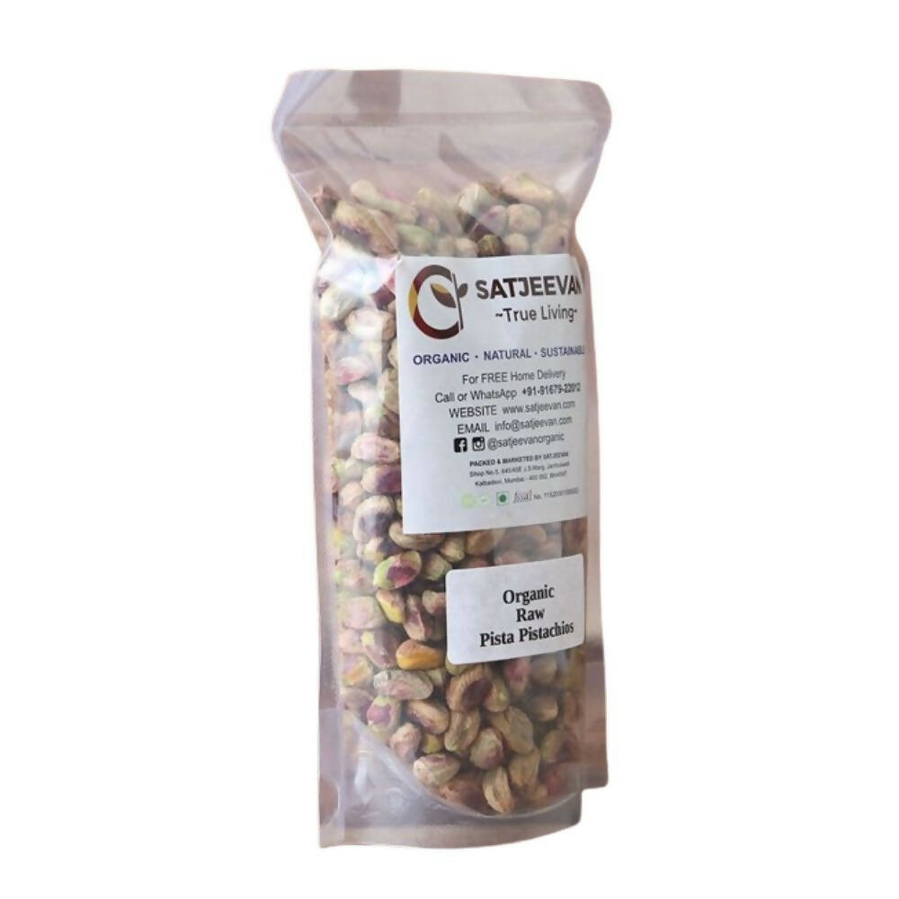 Satjeevan Organic Raw Pista Pistachios | Grocsy