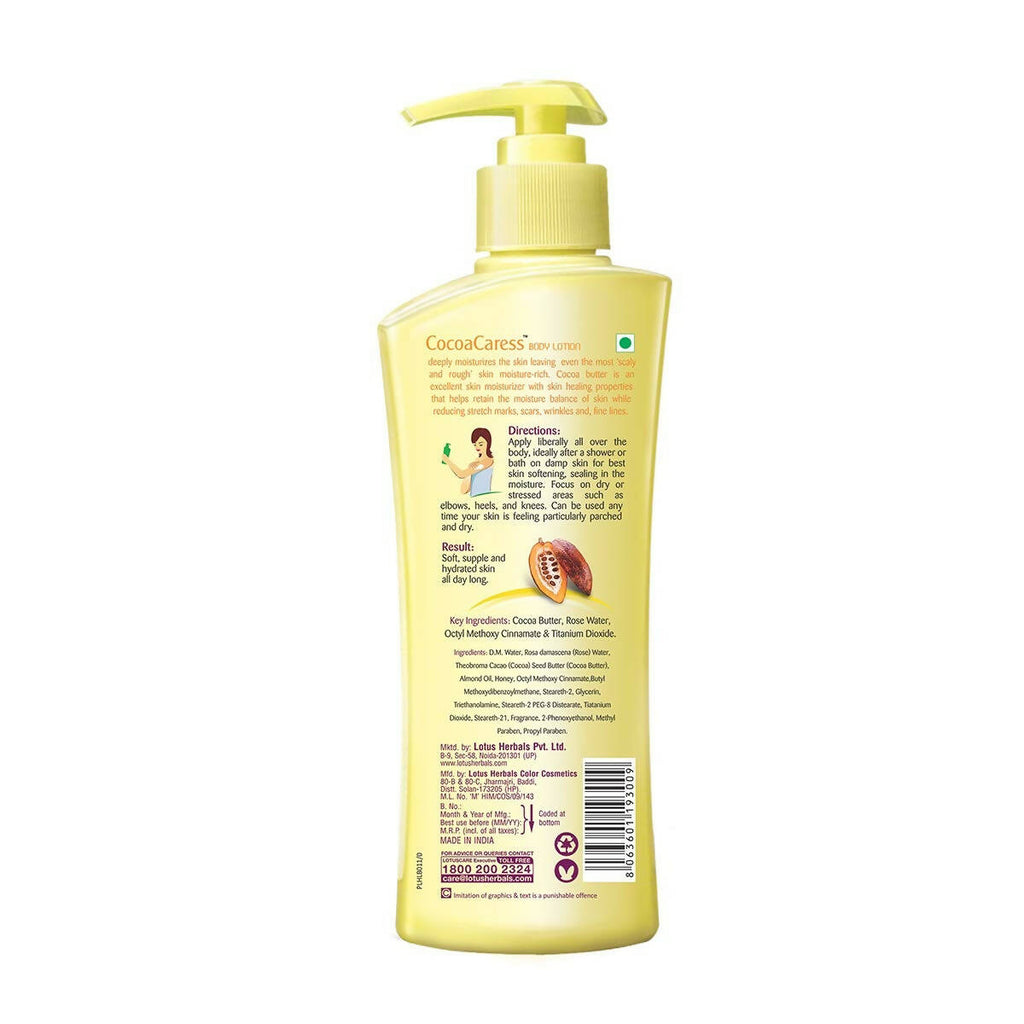 Lotus Herbals CocoaCaress Daily Hand & Body Lotion | Grocsy