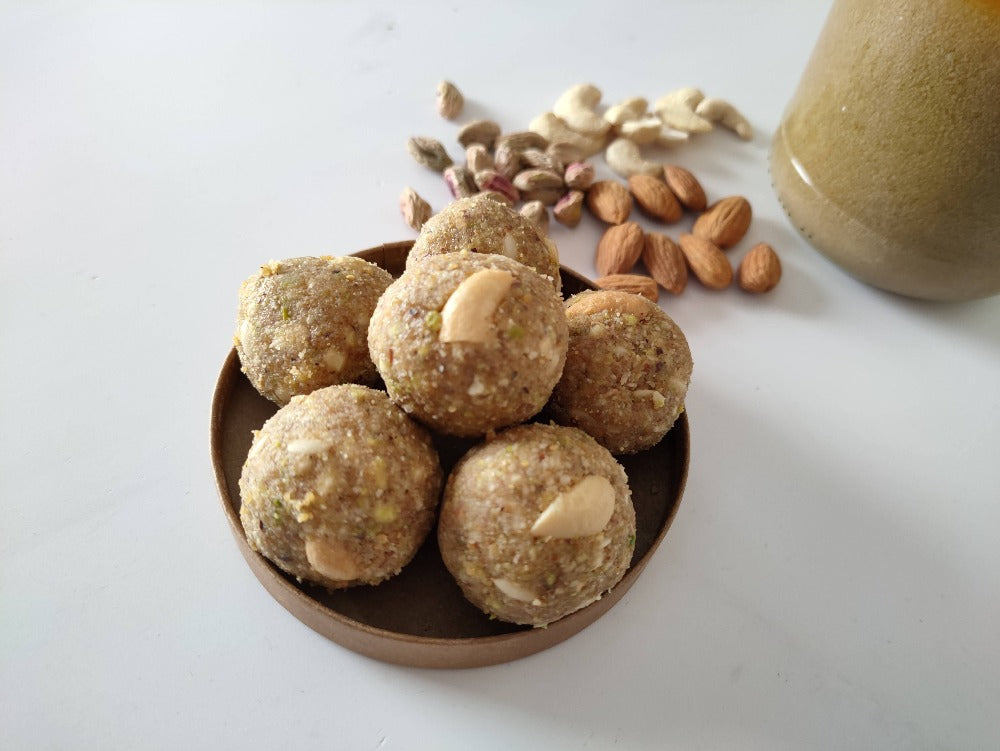 Govi’s Organic Foods - Dry Fruit Gondh Laddu | Grocsy