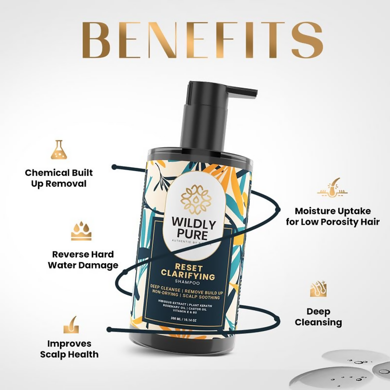 Wildly Pure Clarifying Shampoo For Hard Water & Metal Damage | Grocsy