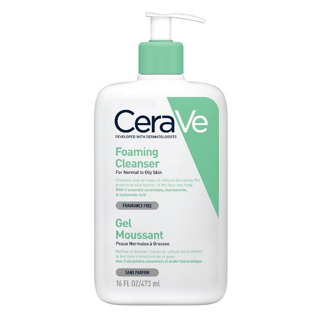 Cerave Foaming Daily Gel Cleanser for Normal to Oily Skin | Grocsy
