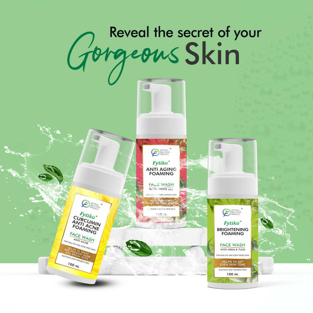 Fytika Brightening Foaming Facewash With Neem & Tulsi | Grocsy