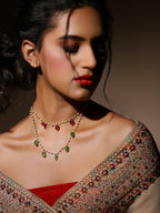 Women's Gold-Polished Necklace - Ruby Raang | Grocsy