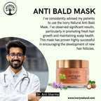 Ivory Natural Bald Mask For Hair - Hair Mask For Less Hair And Hair Thinning | Grocsy