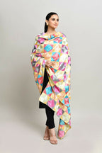 Joban Fashion Multi Color Cotton Embroidery Work Phulkari Dupatta | Grocsy