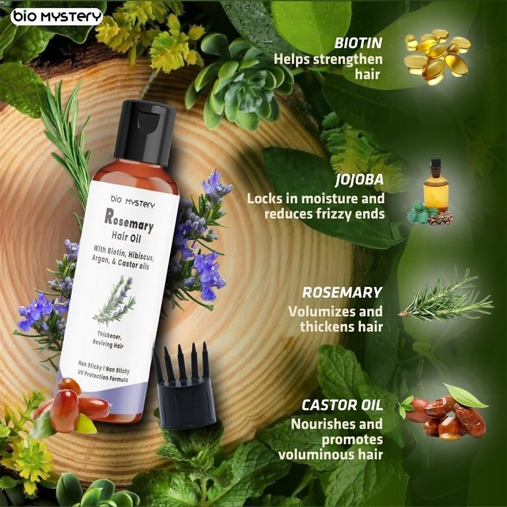 bio Mystery Rosemary Hair Oil | Grocsy