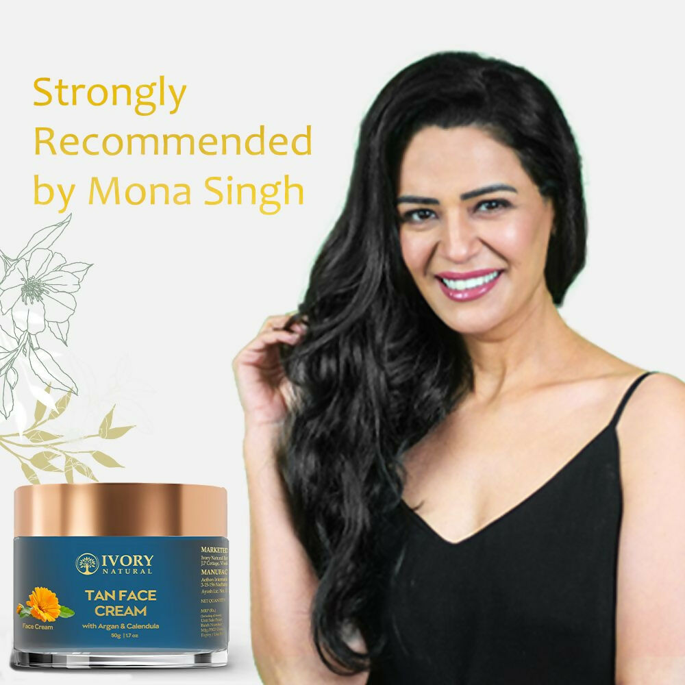 Ivory Natural Tan Face Cream For Sun Tan Protection | Grocsy