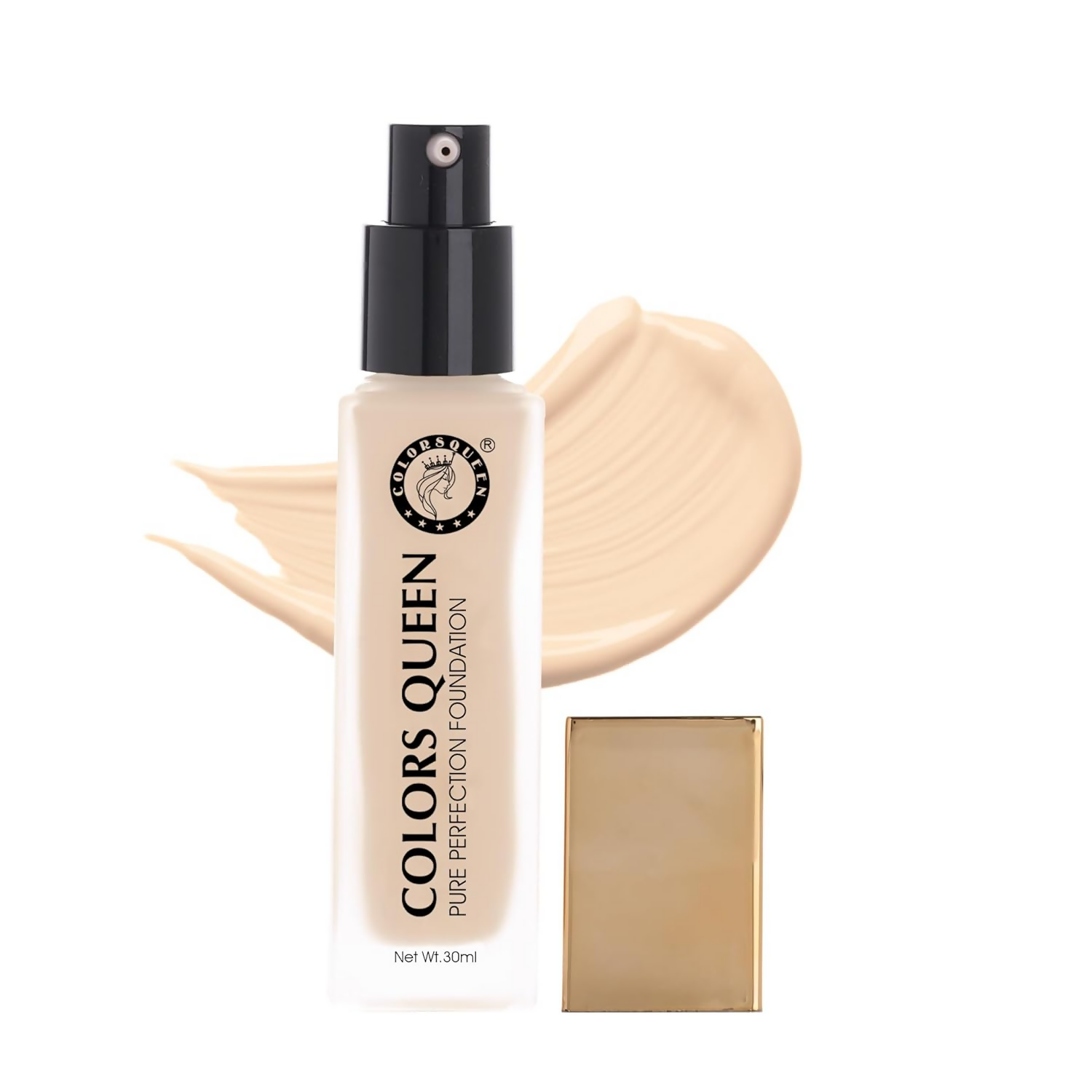 Colors Queen Pure Perfection Foundation – 01 White Ivory | Grocsy