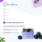 Astaberry Indulge Acai Berry Bio Hyaluronate Sleeping Gel Mask | Grocsy