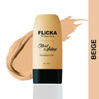 Flicka Blend & Shine Foundation - Beige | Grocsy