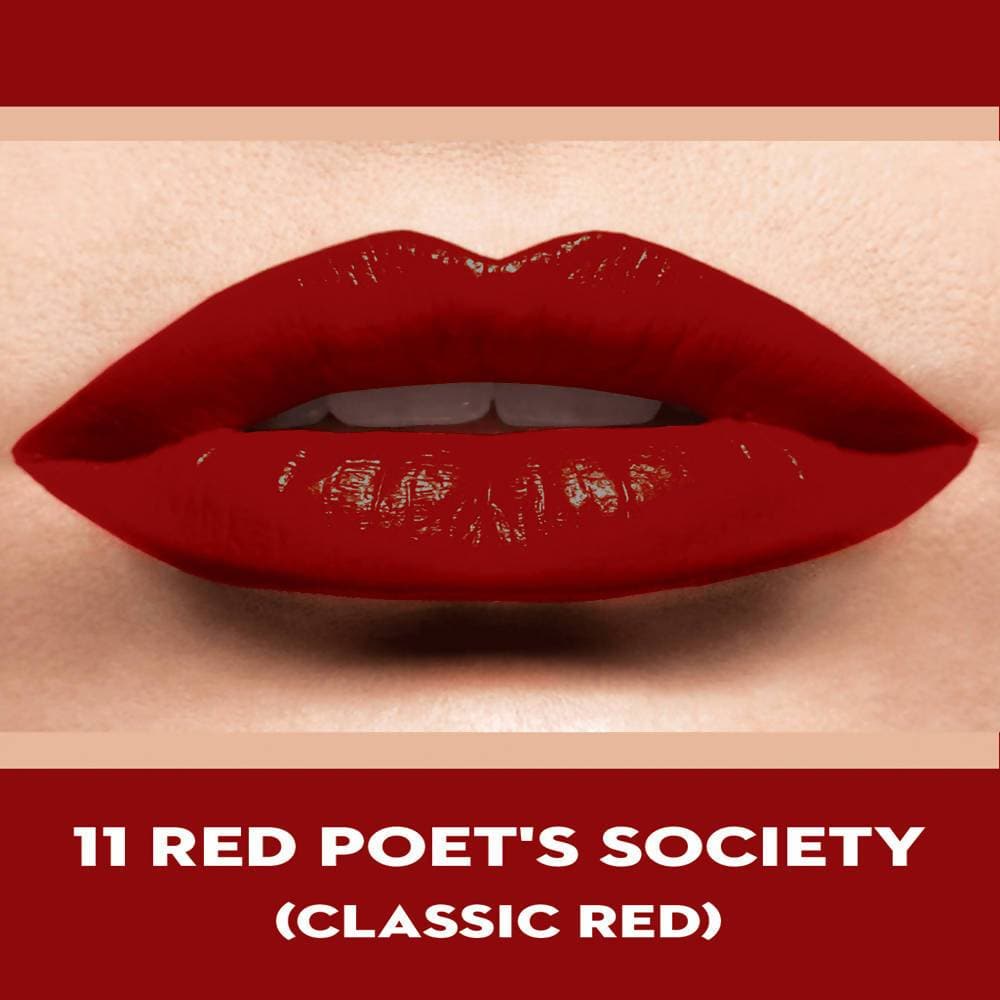 Sugar Never Say Dry Creame Lipstick - Red Poet's Society (Classic Red) | Grocsy